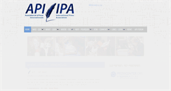 Desktop Screenshot of api-ipa.org